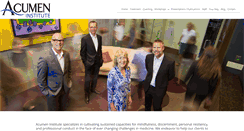 Desktop Screenshot of acumeninstitute.org